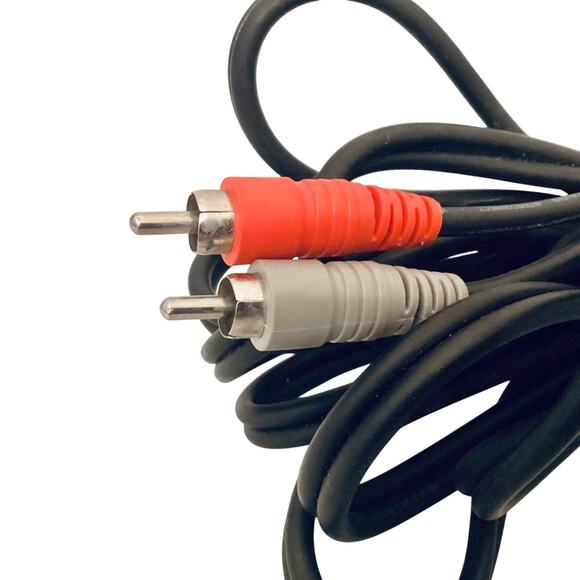 Livewire Essential Interconnect Dual Cable RCA Male to 1/4" TS Male - Picture 4 of 5